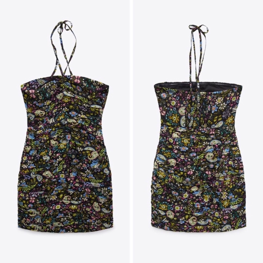 Zara Floral Print Dress